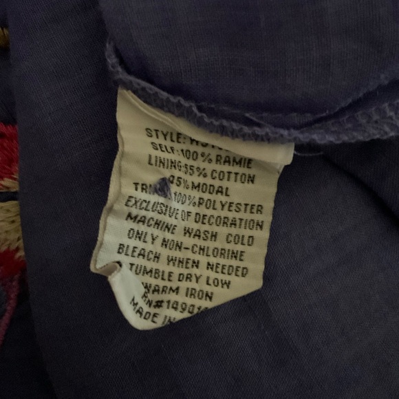 Johnny Was Embroidered dress NWT - Picture 10 of 13